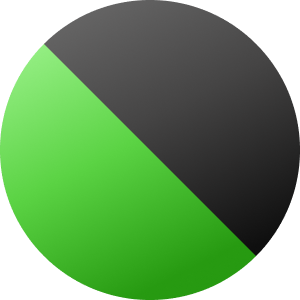 Svart / Grønn