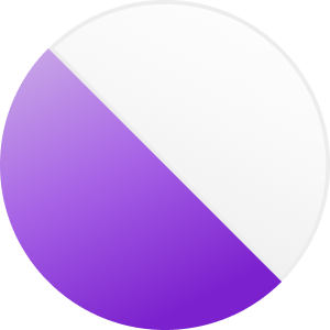 Lilla / Hvit