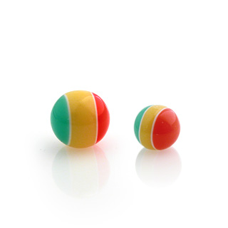 Rasta-piercingkule av akryl