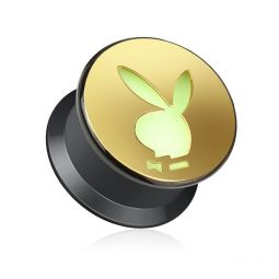 Playboy™ plugg av akryl med selvlysende bunny